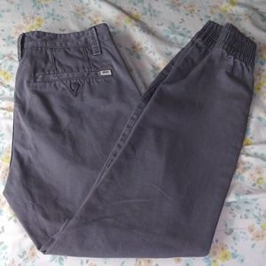 Vans Mens 28 Light Gray Slim Straight Joggers